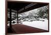 Entoku-in temple garden in winter, Kyoto, Japan, Asia-Damien Douxchamps-Framed Photographic Print