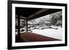 Entoku-in temple garden in winter, Kyoto, Japan, Asia-Damien Douxchamps-Framed Photographic Print