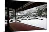 Entoku-in temple garden in winter, Kyoto, Japan, Asia-Damien Douxchamps-Mounted Photographic Print