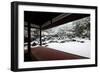 Entoku-in temple garden in winter, Kyoto, Japan, Asia-Damien Douxchamps-Framed Photographic Print