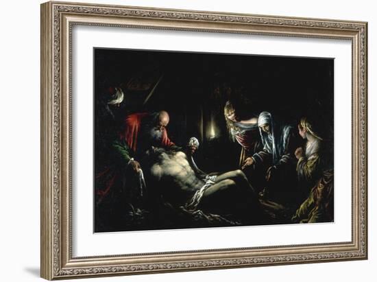 Entombment of Christ-Jacopo Bassano-Framed Giclee Print