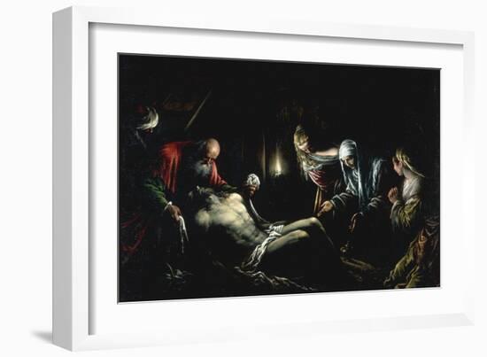 Entombment of Christ-Jacopo Bassano-Framed Giclee Print