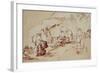 Entombment of Christ-Rembrandt van Rijn-Framed Giclee Print