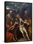 Entombment of Christ-Moretto Da Brescia-Framed Stretched Canvas