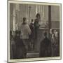 Entombment of Napoleon Iii, the Empress Eugenie Sprinkling the Coffin with Holy Water-Joseph Nash-Mounted Giclee Print