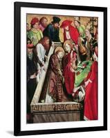 Entombment of St. Stephen and St. Lawrence in Rome, from the Altarpiece of St. Stephen, C.1470 (Oil-Michael Pacher-Framed Giclee Print