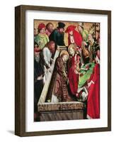 Entombment of St. Stephen and St. Lawrence in Rome, from the Altarpiece of St. Stephen, C.1470 (Oil-Michael Pacher-Framed Giclee Print