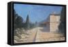 Entraigues Station, Provence-Lincoln Seligman-Framed Stretched Canvas