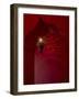 Entrance and Lantern in a Riad in the Medina, Marrakech, Morocco-David H. Wells-Framed Premium Photographic Print