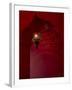 Entrance and Lantern in a Riad in the Medina, Marrakech, Morocco-David H. Wells-Framed Premium Photographic Print