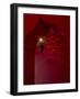 Entrance and Lantern in a Riad in the Medina, Marrakech, Morocco-David H. Wells-Framed Photographic Print