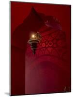 Entrance and Lantern in a Riad in the Medina, Marrakech, Morocco-David H. Wells-Mounted Photographic Print