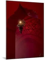 Entrance and Lantern in a Riad in the Medina, Marrakech, Morocco-David H. Wells-Mounted Photographic Print