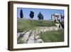 Entrance and Steps of the Augustan Age Roman Amphitheatre, Lucera, Capitanata, Puglia, Italy-null-Framed Giclee Print