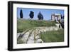 Entrance and Steps of the Augustan Age Roman Amphitheatre, Lucera, Capitanata, Puglia, Italy-null-Framed Giclee Print