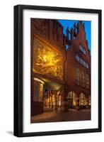 Entrance Bšttcherstrasse (Street), Old Town, Bremen, Germany, Europe-Chris Seba-Framed Photographic Print