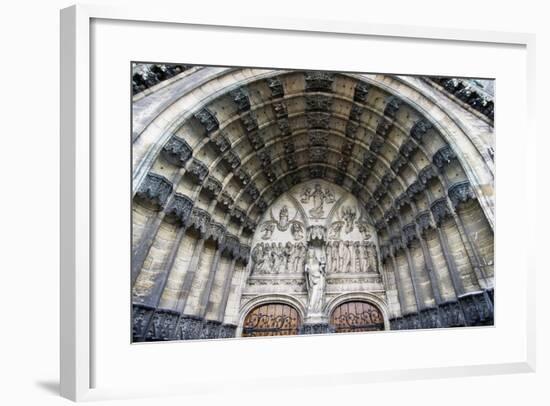 Entrance, Church of Notre-Dame-Au-Lac-Jean D'Oisy-Framed Giclee Print