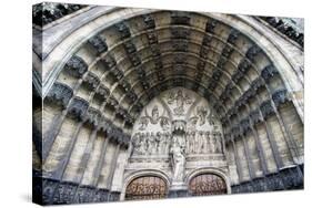 Entrance, Church of Notre-Dame-Au-Lac-Jean D'Oisy-Stretched Canvas