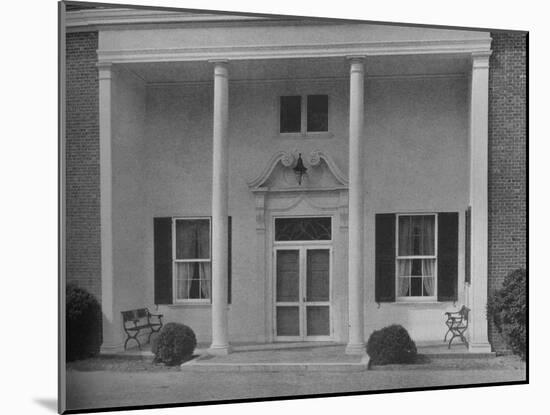 Entrance detail, Creek Club, Locust Valley, New York, 1925-null-Mounted Photographic Print