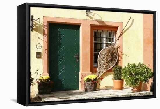 Entrance Door, Farmhouse-Fact-Framed Stretched Canvas