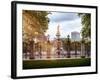 Entrance Gate at Buckingham Palace with Victoria Memorial - London - UK - England - United Kingdom-Philippe Hugonnard-Framed Photographic Print