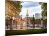 Entrance Gate at Buckingham Palace with Victoria Memorial - London - UK - England - United Kingdom-Philippe Hugonnard-Mounted Photographic Print