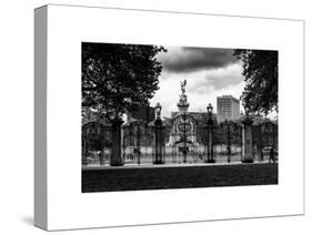 Entrance Gate at Buckingham Palace with Victoria Memorial - London - UK - England - United Kingdom-Philippe Hugonnard-Stretched Canvas