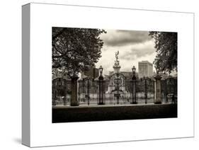 Entrance Gate at Buckingham Palace with Victoria Memorial - London - UK - England - United Kingdom-Philippe Hugonnard-Stretched Canvas