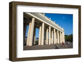 Entrance Gate at the Gorky Park, Moscow, Russia, Europe-Michael Runkel-Framed Photographic Print