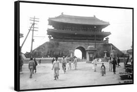 Entrance Gate in Seoul-null-Framed Stretched Canvas