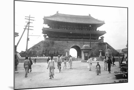 Entrance Gate in Seoul-null-Mounted Photographic Print