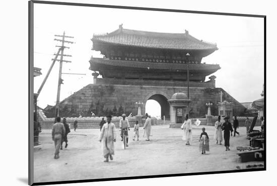 Entrance Gate in Seoul-null-Mounted Photographic Print