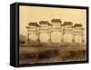 Entrance Gate of the Ming 13 Mausoleums (China)-John Thomson-Framed Stretched Canvas