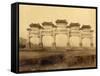 Entrance Gate of the Ming 13 Mausoleums (China)-John Thomson-Framed Stretched Canvas