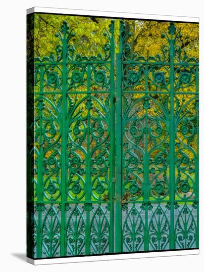 Entrance Gate to Crown Hill National Cemetery, Indianapolis, Indiana-Rona Schwarz-Stretched Canvas