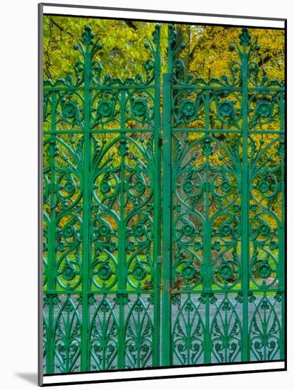 Entrance Gate to Crown Hill National Cemetery, Indianapolis, Indiana-Rona Schwarz-Mounted Photographic Print