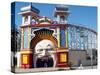 Entrance Gate to Luna Park, St Kilda, Melbourne, Victoria, Australia-David Wall-Stretched Canvas