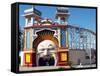 Entrance Gate to Luna Park, St Kilda, Melbourne, Victoria, Australia-David Wall-Framed Stretched Canvas