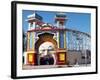 Entrance Gate to Luna Park, St Kilda, Melbourne, Victoria, Australia-David Wall-Framed Photographic Print