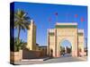 Entrance Gate to the Desert Town of Rissani, Morocco, North Africa, Africa-Michael Runkel-Stretched Canvas