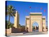Entrance Gate to the Desert Town of Rissani, Morocco, North Africa, Africa-Michael Runkel-Stretched Canvas