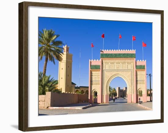 Entrance Gate to the Desert Town of Rissani, Morocco, North Africa, Africa-Michael Runkel-Framed Photographic Print