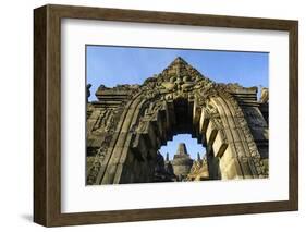 Entrance Gate to the Temple Complex of Borobodur, Java, Indonesia, Southeast Asia, Asia-Michael Runkel-Framed Photographic Print