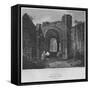 'Entrance Gateway - Hexham Abbey, Northumberland', 1814-John Greig-Framed Stretched Canvas