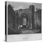 'Entrance Gateway - Hexham Abbey, Northumberland', 1814-John Greig-Stretched Canvas