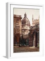 Entrance Gateway of Hertford College and the Radcliffe Library, 1903-John Fulleylove-Framed Giclee Print