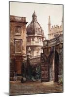 Entrance Gateway of Hertford College and the Radcliffe Library, 1903-John Fulleylove-Mounted Giclee Print