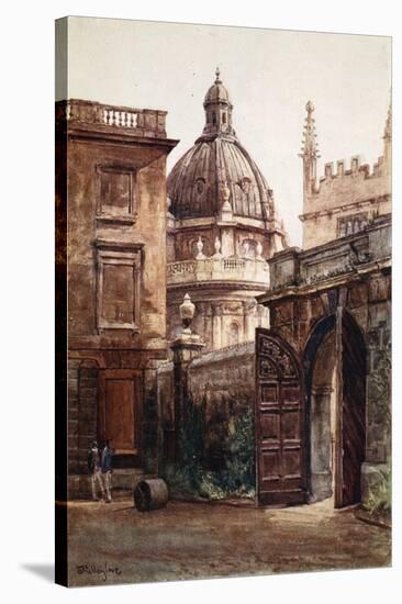 Entrance Gateway of Hertford College and the Radcliffe Library, 1903-John Fulleylove-Stretched Canvas