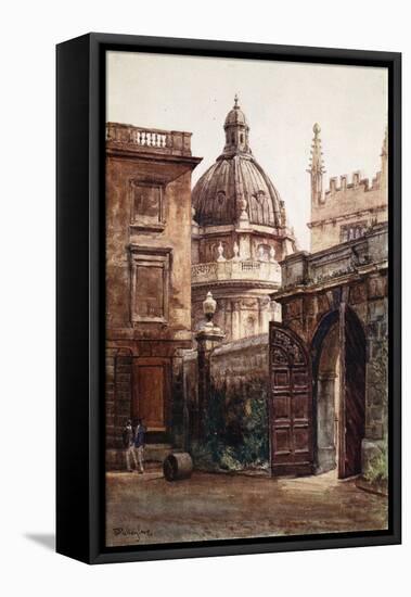 Entrance Gateway of Hertford College and the Radcliffe Library, 1903-John Fulleylove-Framed Stretched Canvas