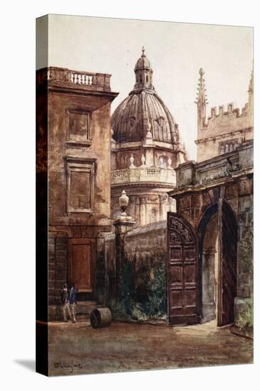 Entrance Gateway of Hertford College and the Radcliffe Library, 1903-John Fulleylove-Stretched Canvas